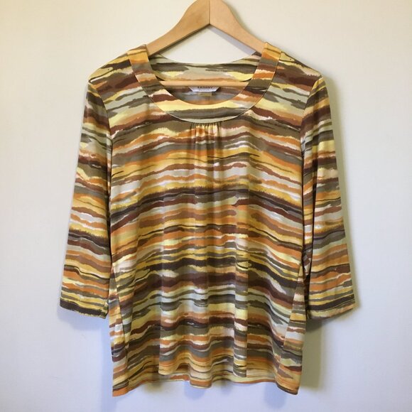 Hey Jupiter Vintage 3/4 Sleeve Voyage Top - Picture 1 of 16